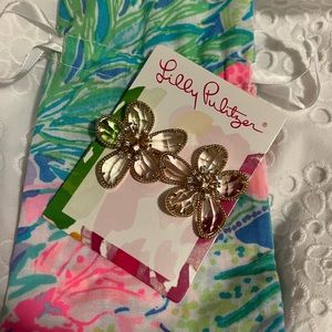Lilly Pulitzer Golden Blooms Earrings